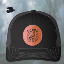 F-CAW-F Raven Funny Floral Wreath Dark Humour