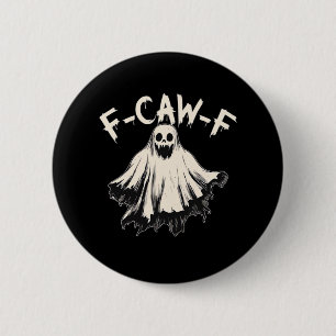 F-Caw-F Raven Retro Classic 6 Cm Round Badge
