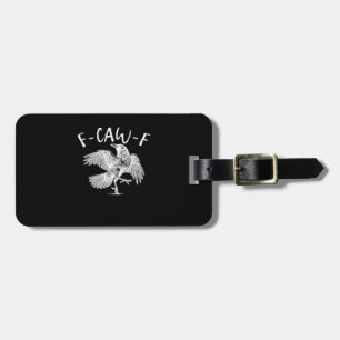 F-Caw-F Raven Retro Classic Luggage Tag