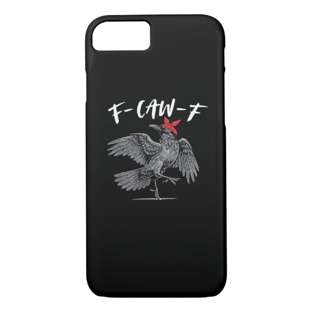 F-Caw-F Retro Classic Case-Mate iPhone Case (Back)