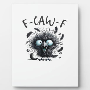 F Caw F Retro Classic Style Plaque
