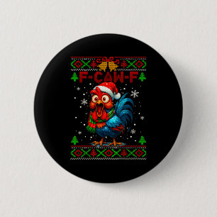F Caw F Rooster Funny Bird Fcawf Chicken Whisperer 6 Cm Round Badge