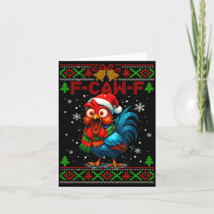 F Caw F Rooster Funny Bird Fcawf Chicken Whisperer Card