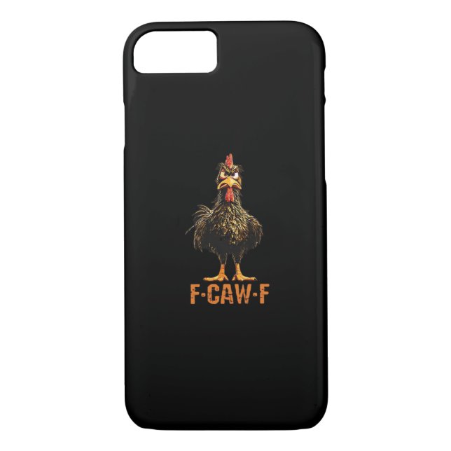F-Caw-F Simple Clean Case-Mate iPhone Case (Back)