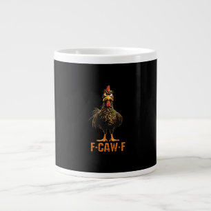 F-Caw-F Simple Clean Large Coffee Mug