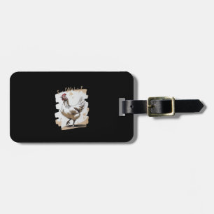 F-Caw-F Vintage Graphic Luggage Tag