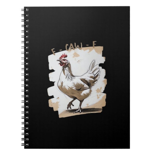 F-Caw-F Vintage Graphic Notebook (Front)