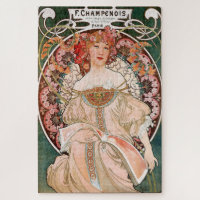 F. Champenois Imprimeur-Éditeur by Alphonse Mucha