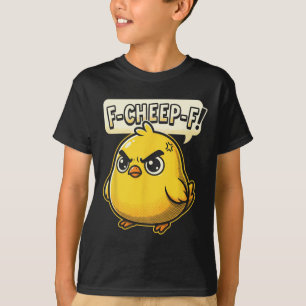 F-cheep-f Angry Chicken Comic Pop Art _1 T-Shirt
