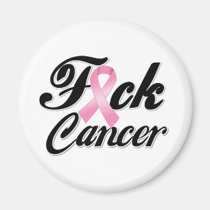 F*CK Breast Cancer Shirts Magnet