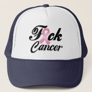 F*CK Breast Cancer Shirts Trucker Hat