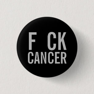 F CK  CANCER 3 CM ROUND BADGE