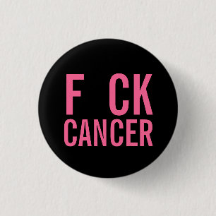 F CK  CANCER 3 CM ROUND BADGE