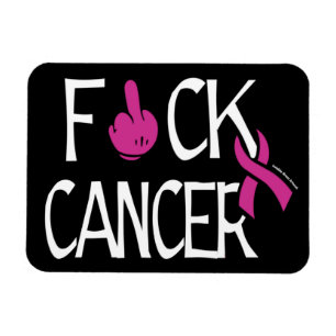 F#CK CANCER...Breast Cancer Magnet
