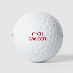 F*ck Cancer Golf Ball - NASA style