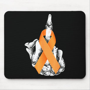 F%ck Leukaemia Cancer Middle Finger Leukaemia Awar Mouse Pad