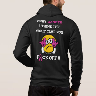 F#CK OFF...Breast Cancer Hoodie