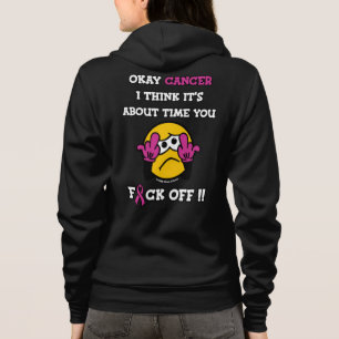 F#CK OFF...Breast Cancer Hoodie