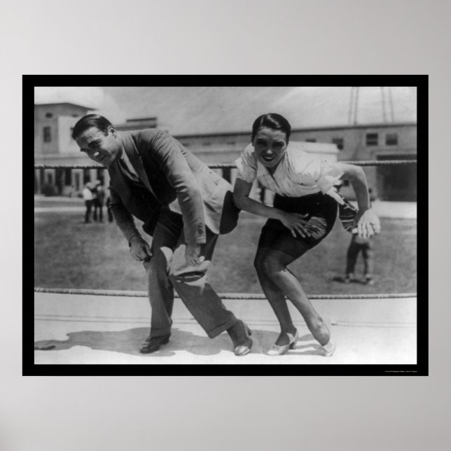 F. Farnum Teaching an Actress the Charleston 1925 Poster (Front)