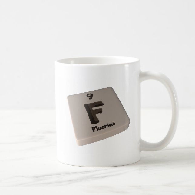 F Fluorine Coffee Mug (Right)