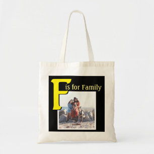 F for Family Tote Bag