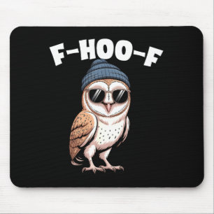 F-hoo-f Funny Bird Meme Graphic Mouse Pad