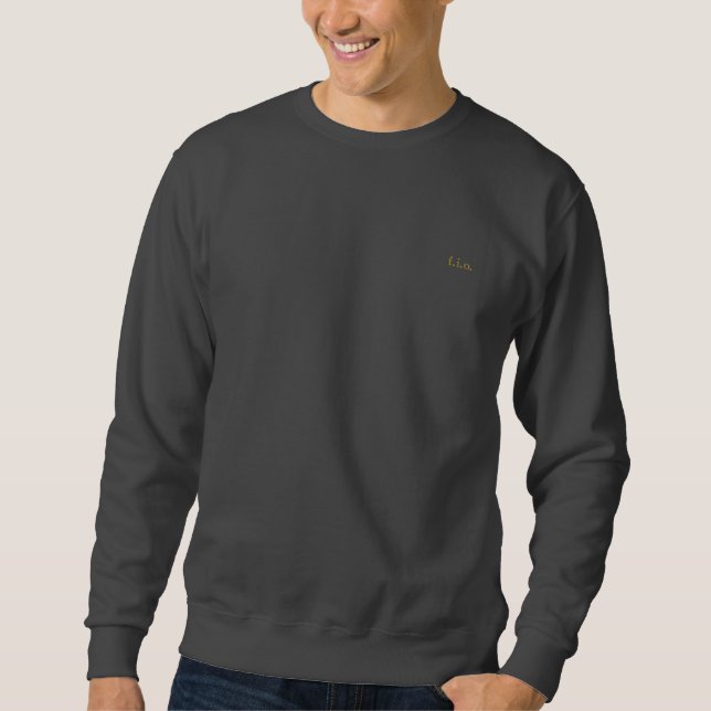 F.I.O. “Crown” Sweatshirt Dark II  (Front)