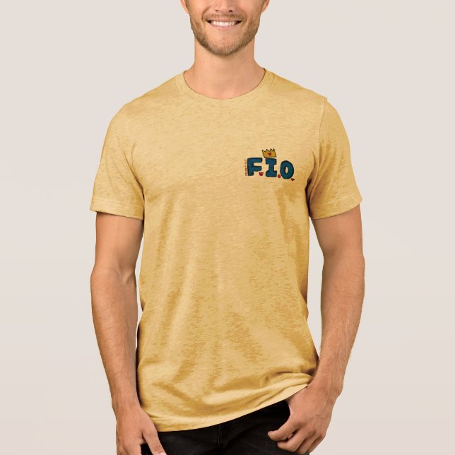F.I.O. “Figure It Out” – Minimalist Blend IV  Tri-Blend Shirt (Front)