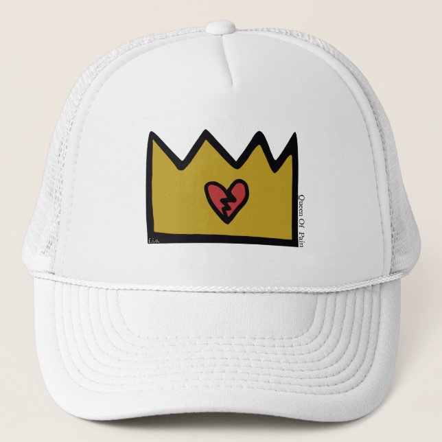 F.I.O. “Queen of Pain”  Trucker Hat (Front)