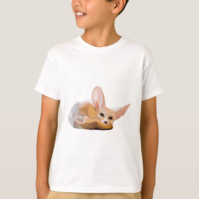 F is for Fennec Fox T-Shirt (Front)