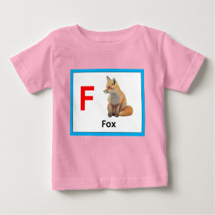 F is for Fox Baby T-Shirt