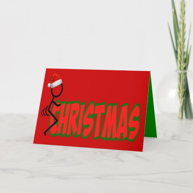 F**k Christmas Holiday Card (Front)