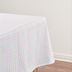 F & L Colourful Gingham Tablecloth