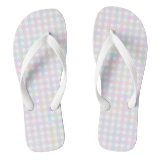 F & L Multicolor Gingham Jandals
