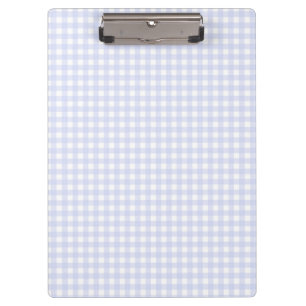 F & L Purple Gingham Clipboard