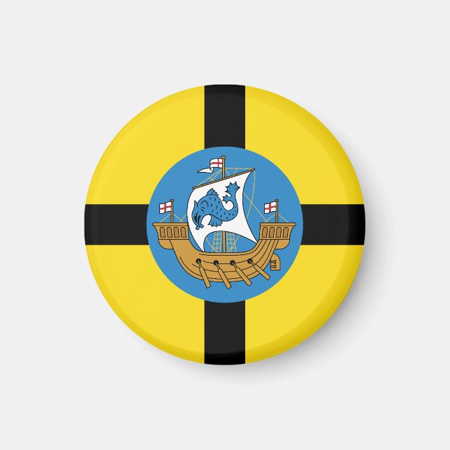 F lag of Wellington City, New Zealand Magnet (Front)