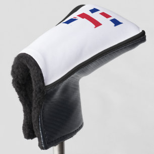F Monogram overlaid on Union Jack Flag pccnt Golf Head Cover