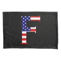 F Monogram overlaid on USA Flag pccnt