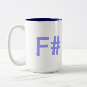 F#-mug Two-Tone Coffee Mug