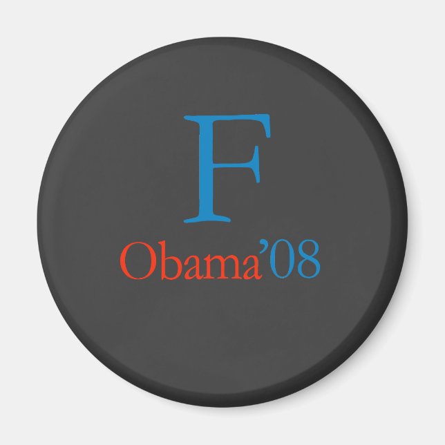 F OBAMA MAGNET (Front)