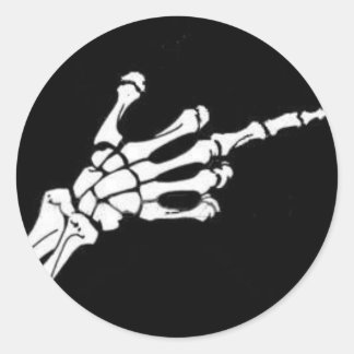 F off classic round sticker