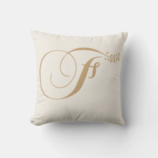 F Pillow Cream