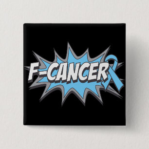 F-Prostate Cancer 15 Cm Square Badge