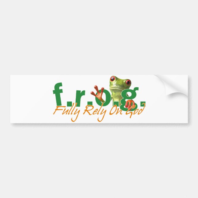 F.R.O.G. Bumper Sticker (Front)