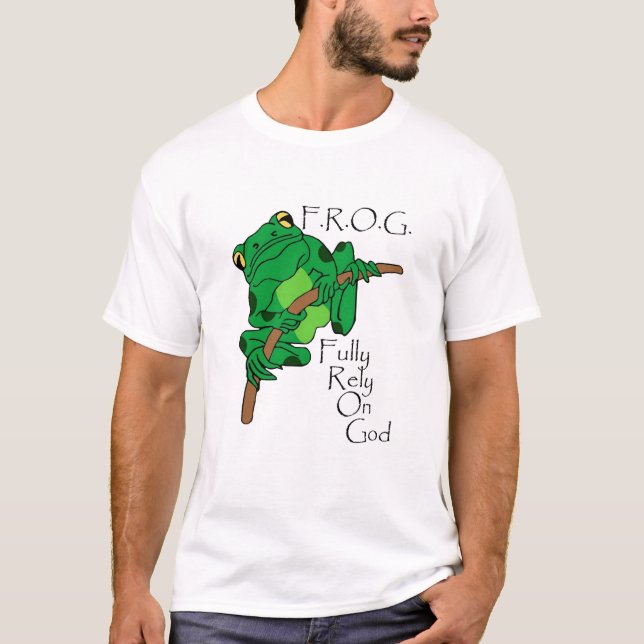 F.R.O.G. Fully Rely On God #1 T-Shirt (Front)