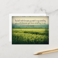 F. Scott Fitzgerald Inspirational Quote "Write"