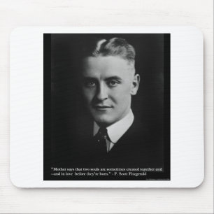 F Scott Fitzgerald Two Souls Gifts, Tees, Etc. Mouse Pad