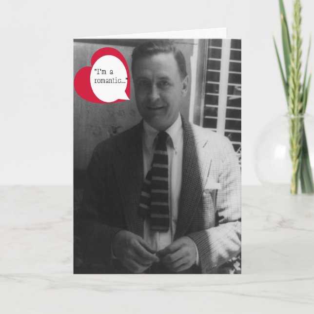 F. Scott Fitzgerald Valentine Holiday Card (Front)