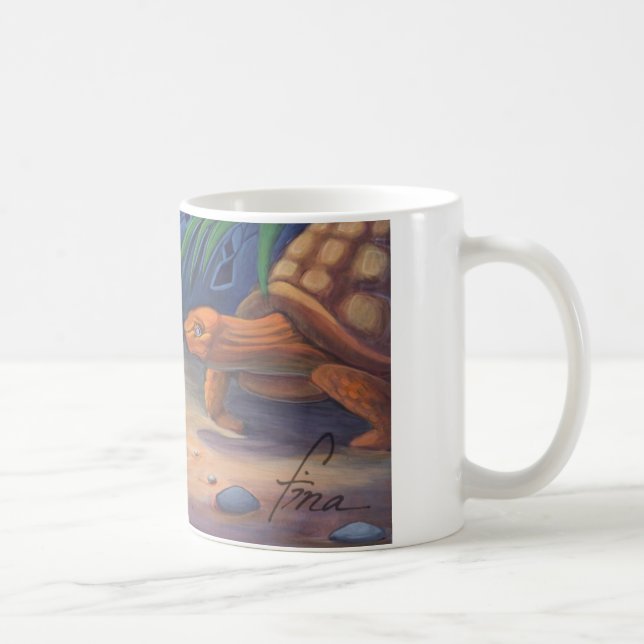 F.Summerville-Turtle and Spider4080 copy Coffee Mug (Right)