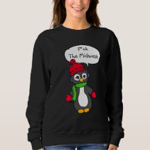 F the Midwest Funny Penguin Weather Shirt